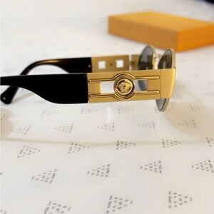 Gold and Black Sunglasses